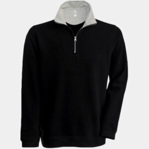 Kariban Trucker Zip Neck Sweatshirt